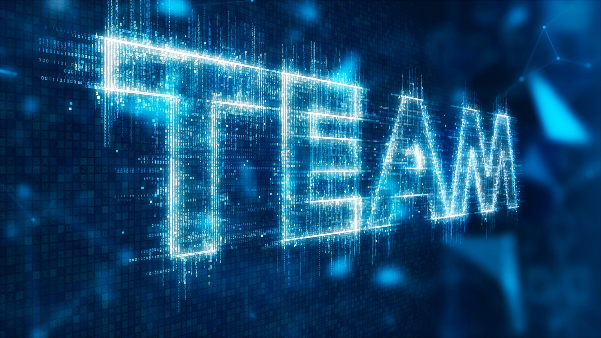 3d text of team